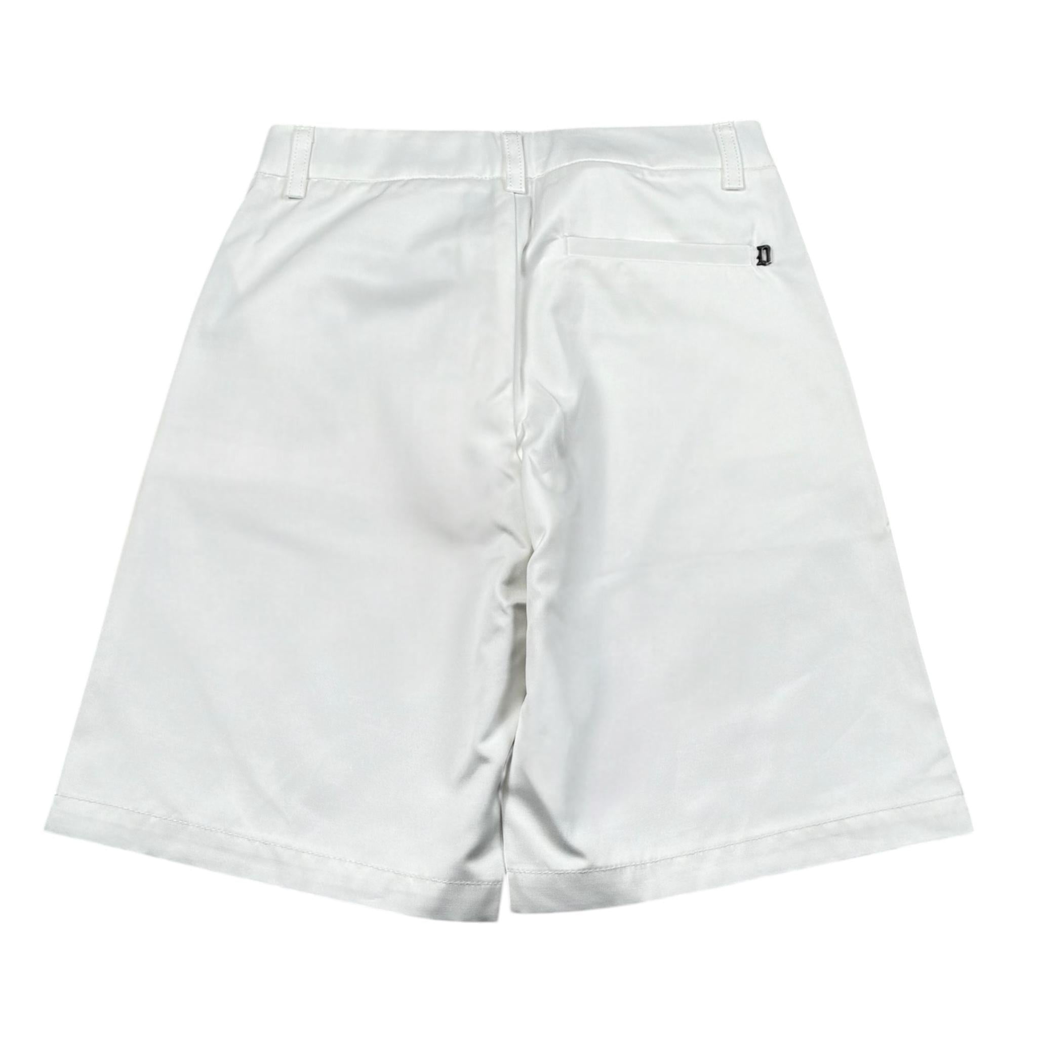 Dondup Bermuda Tinta Unita con Girovita Regolabile per Bambino DMBE014 BIANCO DONDUP 