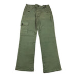 TRUSSARDI pantalone tinta unita con girovita regolabile Verde per Bambino TBA24090PA VERDE TRUSSARDI 