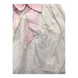 La Stupenderia Plain White Perforated Sleeveless Dress For Baby Girl