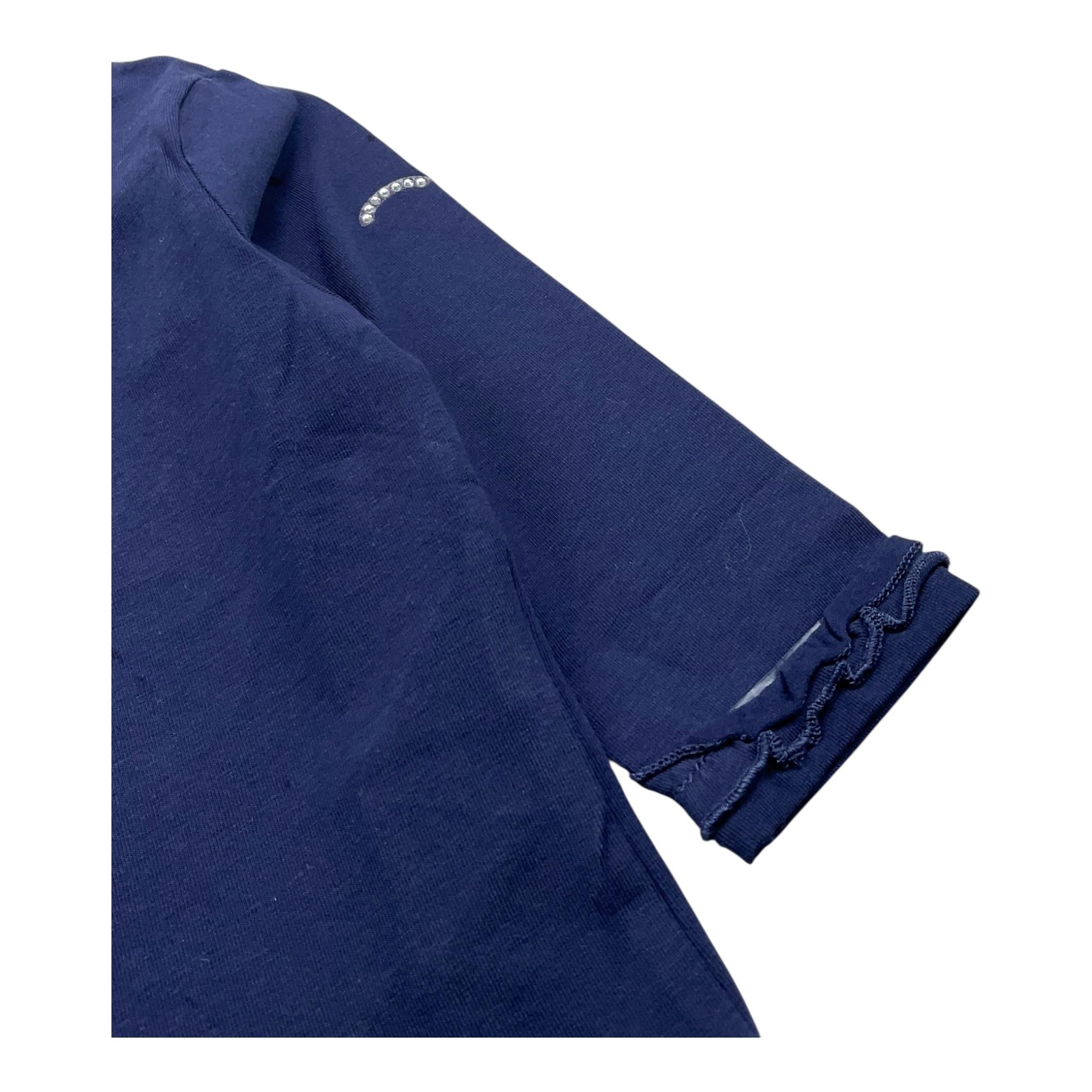 SARABANDA shirt mezzo collo tinta unita  Blu per Neonata 05208N BLU SARABANDA 