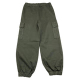 JOHN RICHMOND pantalone tinta unita con elastico in vita e brillantini Verde per Bambina RGA25137PA VERDE JOHN RICHMOND 