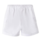 Mini Banda Bermuda tinta unita con Elastico In Vita Bianco per Neonato 3B629 BIANCO MINI BANDA 