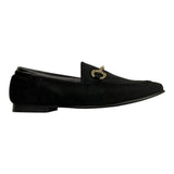 PANYNO mocassino tinta unita in camoscio Nero per Bambina E3106 NERO PANYNO 