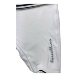 Barcellino Plain Onesie With White Striped Pattern For Newborn