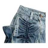 Fun & Fun Gonna Tinta Unita In Denim per Neonata FBSK01345 AZZURRO FUN & FUN 