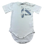 Manuel & Frank Body Mezza Manica Tinta Unita per Neonato MF7223I PANNA MANUEL & FRANK 