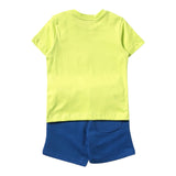 Diesel 2 Piece Set T-Shirt-Bermuda Two-Tone Green/Blue For Newborns