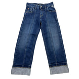 Replay Jeans Solid Color Palazzo Model Blue For Girls