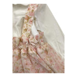 BARCELLINO completo 2pz bicolore salopette-camicia body Bianco/rosa per Neonata 115804 BAINCO/ROSA BARCELLINO 