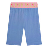 Billieblush Baby Girl Solid Color Elastic Waist Cycling Leggings Blue