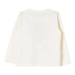 LIU JO shirt girocollo tinta unita con stampa Panna per Bambina KF4090 PANNA LIU JO 