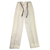 Numbers Solid Color Pants With Elastic Waist Cream For Boys
