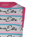 Marc Ellis Top Giromanica tinta unita con Stampa Bianco per Bambina JMJTP01201X BIANCO MARC ELLIS 