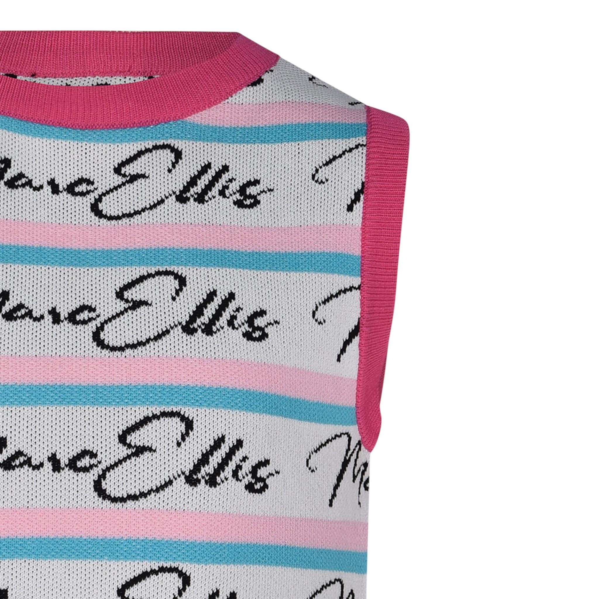 Marc Ellis Top Giromanica tinta unita con Stampa Bianco per Bambina JMJTP01201X BIANCO MARC ELLIS 