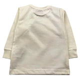 CESARE PACIOTTI shirt girocollo tinta unita con stampa Panna per Neonato TSP5352BXX PANNA CESARE PACIOTTI 