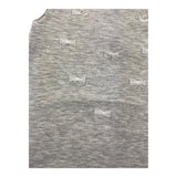 Emc Baby Girl Solid Color Half Sleeve Romper with Contrast Collar Gray