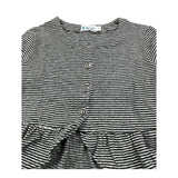 LALALU' cardigan tinta unita Bianco/nero per Neonata MFL170NB BIANCO/NERO LALALU' 