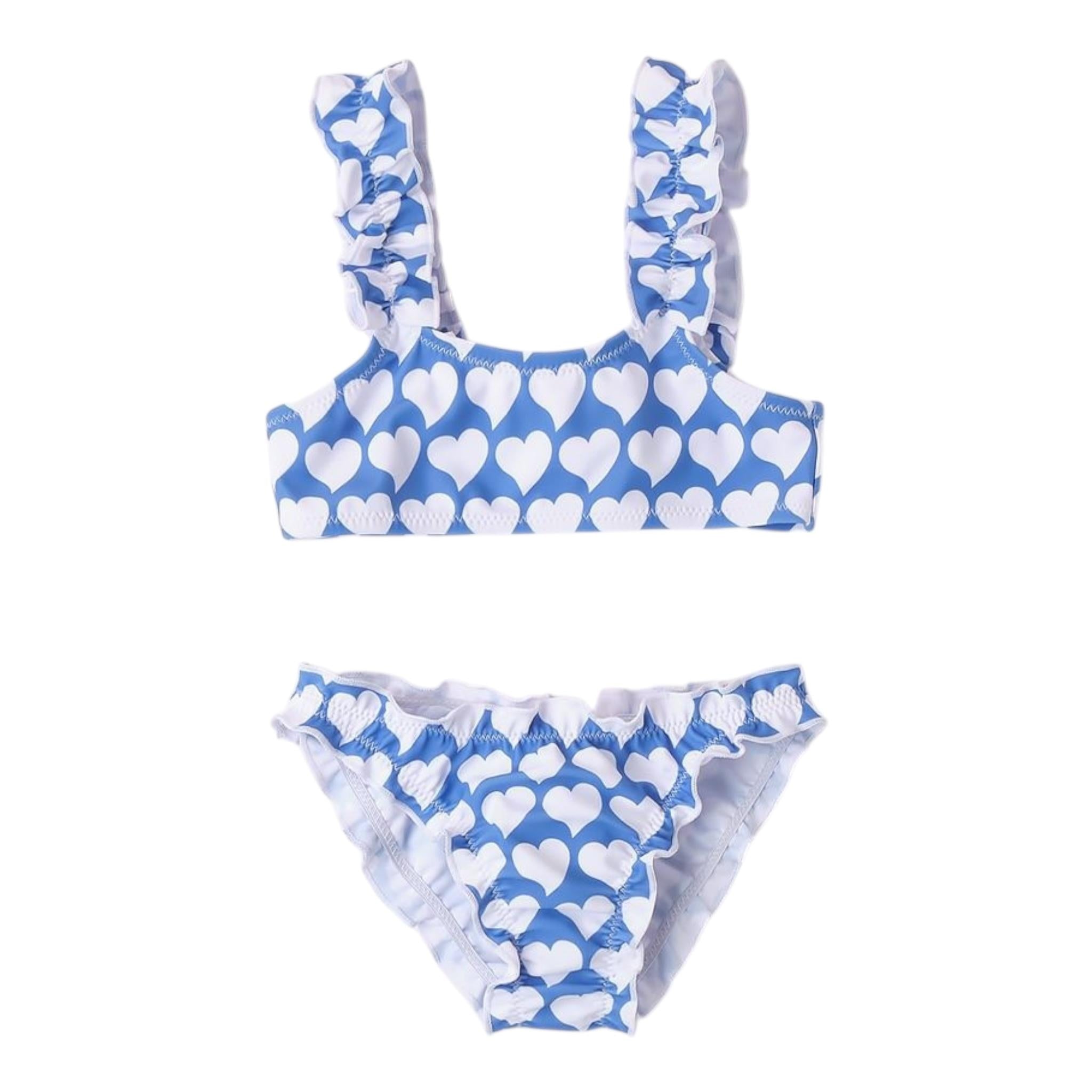 I Do Costume 2 Pezzi Slip-Fascia con Fantasia per Neonata 4B484N AZZURRO I DO 