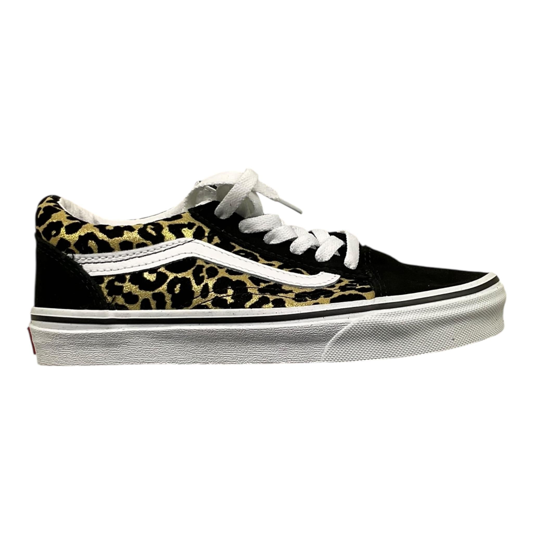 VANS sneakers fantasia maculata Nero per Bambina VN0A7Q5FABS1 NERO VANS 
