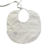 Ninnaoh Bavetta Tinta Unita con Fantasia Fiori per Neonata E25BA68 BIANCO NINNAOH 