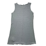 Caffe' D'Orzo Solid Color Blue Sleeveless Tank Top For Girls