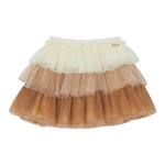 LIU JO gonna tricolore con tulle Panna per Bambina KF4047 PANNA LIU JO 