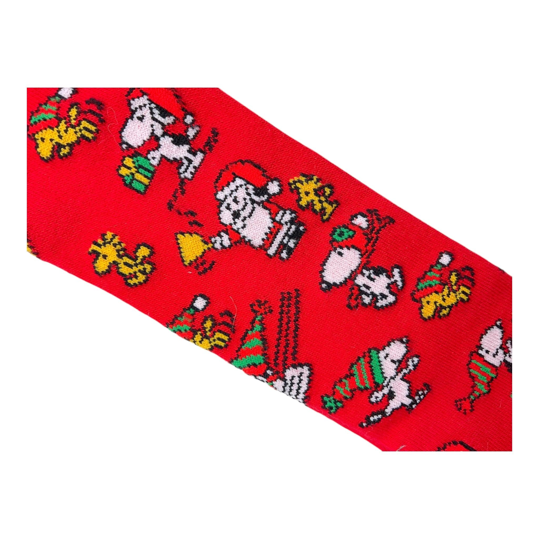 SAINT BARTH calzini tinta unita stampa snoopie Rosso per Bambino XMASSNOOPIE ROSSO SAINT BARTH 
