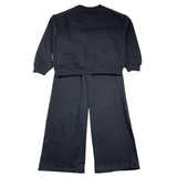 JOHN RICHMOND completo 2 pezzi felpa-pantalone tinta unita Nero per Bambina RGA25007CF NERO JOHN RICHMOND 