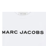 MARC JACOBS t-shirt girocollo tinta unita con logo Bianco per Bambino W60317J BIANCO MARC JACOBS 