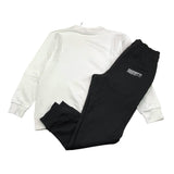 CESARE PACIOTTI completo bicolore 2pz felpa-pantalone Bianco/nero per Bambino COMP5304J BIANCO/NERO CESARE PACIOTTI 