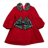 LE BEBE' abito manica lunga tinta unita con fiocco in contrasto Rosso per Neonata LBG6198 ROSSO LE BEBE' 