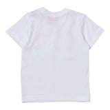 Diesel T-Shirt Crew Neck Solid Color With Contrast Print White For Boys