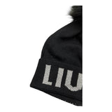 LIU JO cappello tinta unita con logo Nero per Bambina G69072 NERO LIU JO 