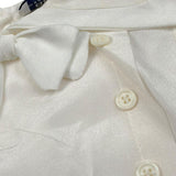 Aletta Pagliaccetto Tinta Unita con Bottoni per Neonato MA22027 PANNA ALETTA 