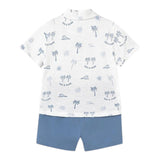 Mayoral Completo 2 Pezzi Polo-Bermuda per Neonato 1657 BIANCO MAYORAL 
