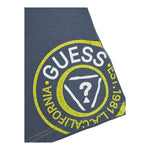 Guess T-Shirt Girocollo Tinta Unita con Stampa per Bambino N5RI15K8HM4JX BLU GUESS 