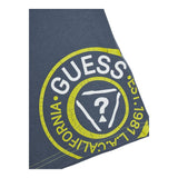 Guess T-Shirt Girocollo Tinta Unita con Stampa per Bambino N5RI15K8HM4JX BLU GUESS 