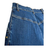 Elisabetta Franchi Short Bermuda Tinta Unita In Denim per Bambina EFBE071 BLU ELISABETTA FRANCHI 