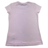 Monnalisa T-Shirt Girocollo Tinta Unita con Stampa Rose per Bambina MNTHS ROSA MONNALISA 