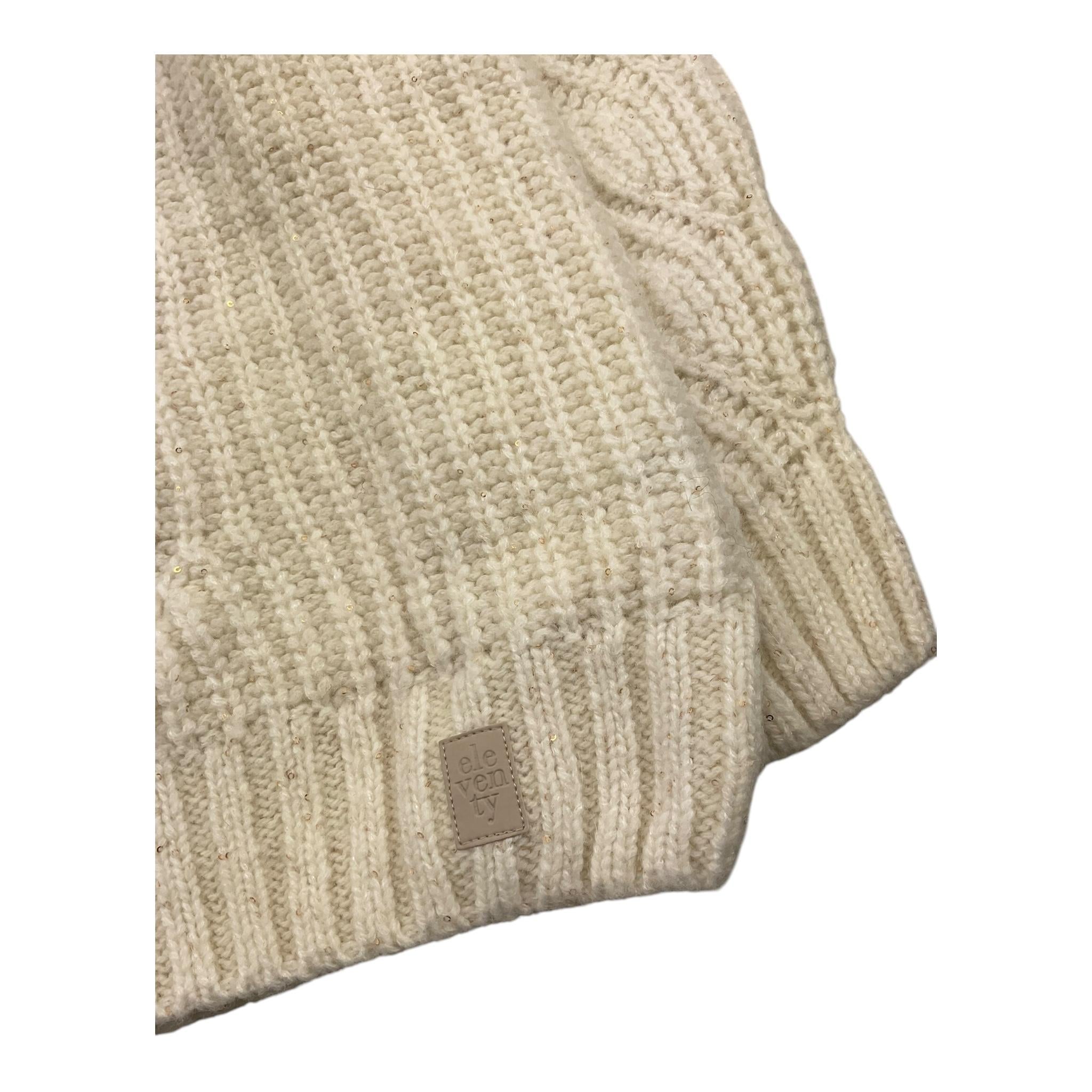 ELEVENTY maglia mezzo collo tinta unita Panna per Bambina EV9A10 PANA ELEVENTY 