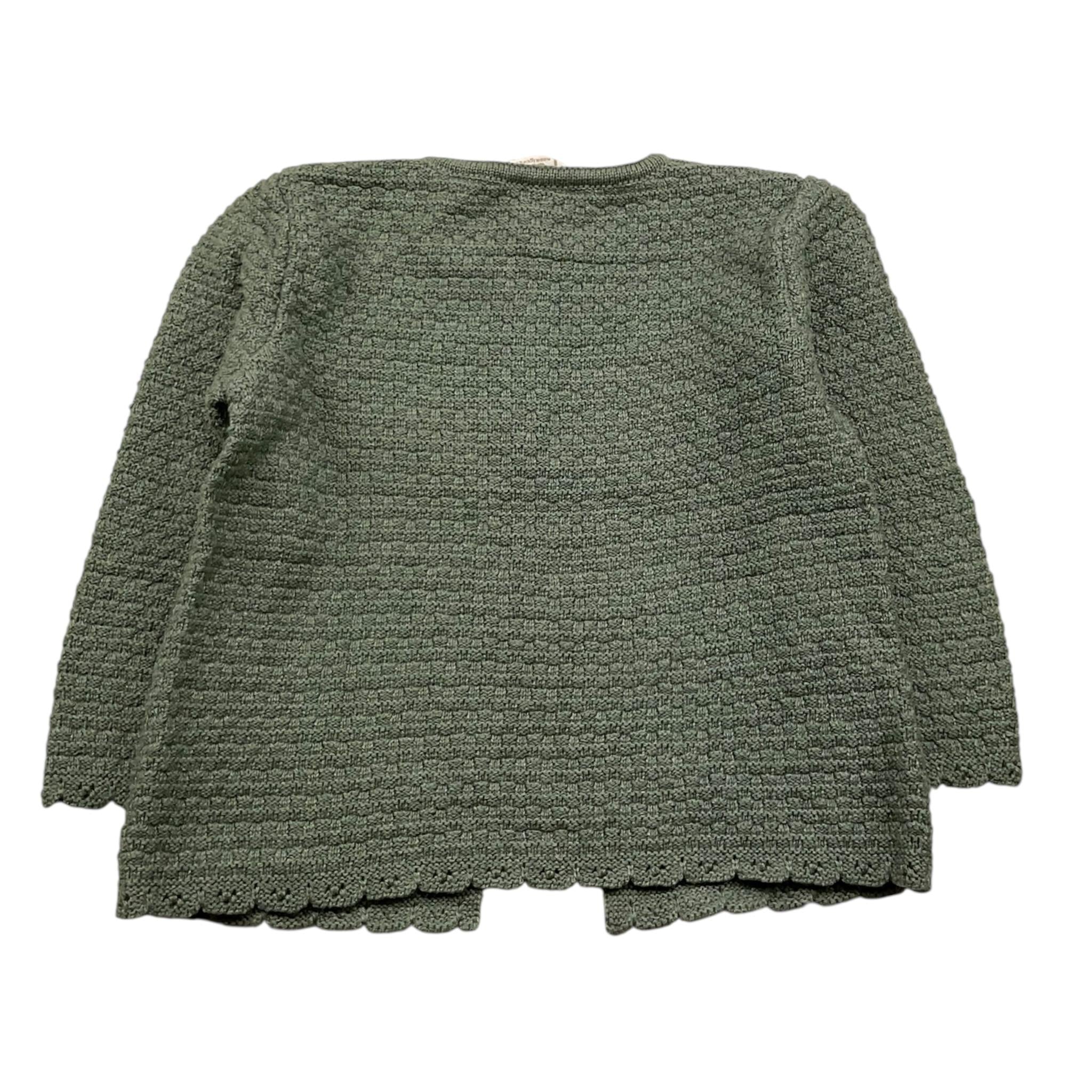 PAZ RODRIGUEZ cardigan tinta unita Verde per Neonato 001121105 VERDE PAZ RODRIGUEZ 