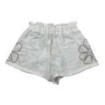 M+E' Short Tinta Unita con Elastic In Vita per Neonata UE1698N BIANCO M+E' 