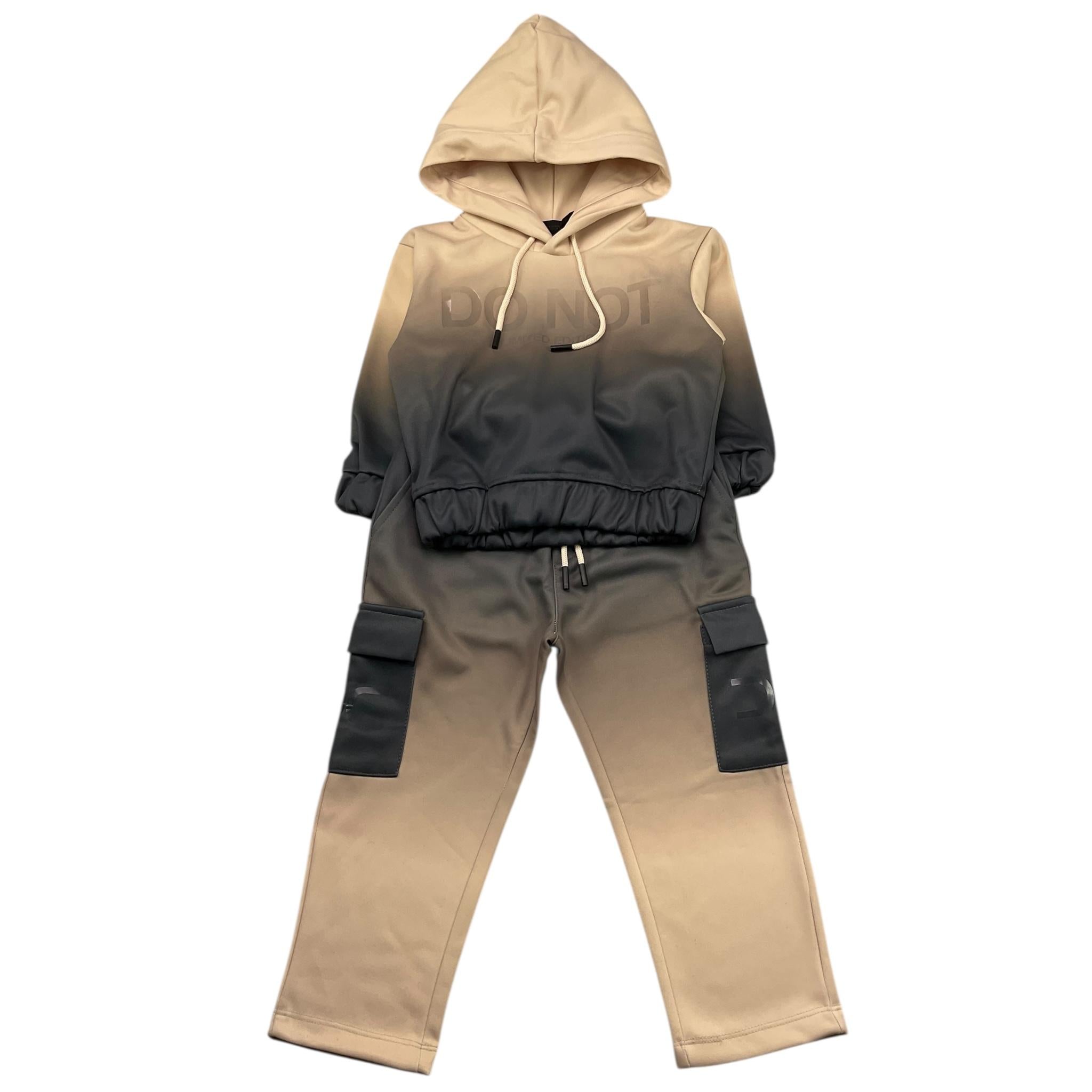 DO NOT CONFORM completo 2 pezzi felpa-pantalone tuta Sabbia per Bambino DNFE029 SABBIA DO NOT CONFORM 