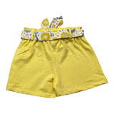 Janice Short Solid Color With Contrast Strap Yellow For Baby Girl