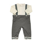 LALALU' tutina manica lunga bicolore Grigio per Neonato TFL02N GRIGIO LALALU' 