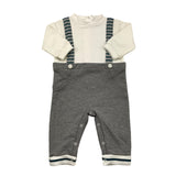 LALALU' tutina manica lunga bicolore Grigio per Neonato TFL02N GRIGIO LALALU' 