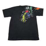 Sprayground T-Shirt Crew Neck Solid Color With Print Black For Boys
