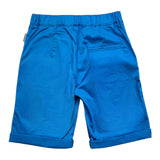 Bikkembergs Bermuda Solid Color With Elastic Waist Light Blue For Boys