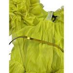 J'Aime' Abito Mezza Manica In Tulle tinta unita Verde per Bambina 4908G VERDE J'AIME' 