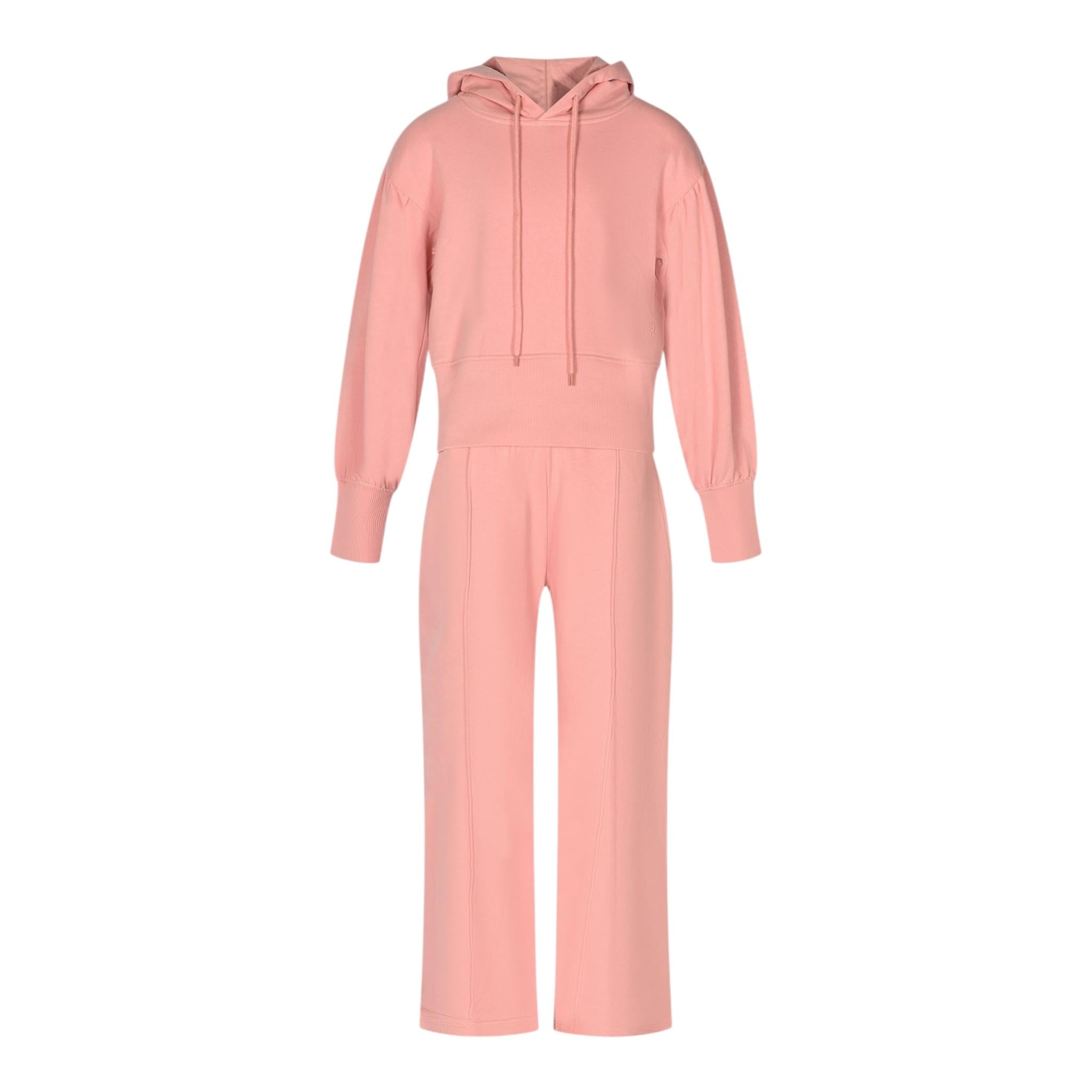 FUN & FUN completo 2 pezzi felpa-pantalone tinta unita Rosa per Bambina FJCM00008 ROSA FUN & FUN 